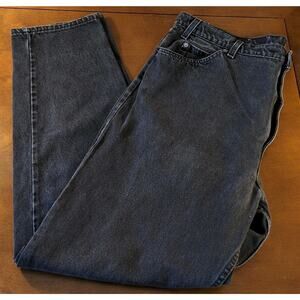 Levi’s 550 Black Jeans W42 L32 – Relaxed Fit Tapered Leg – USA Made Cotton Denim